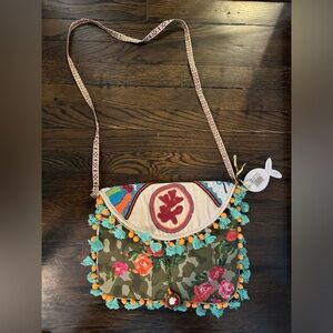 Italian beaded crossbody